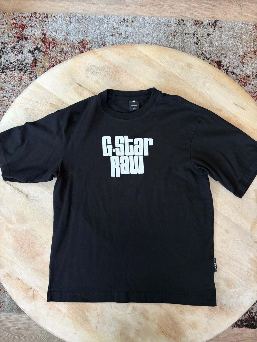 G-Star Raw Black Say It Witcha Booty Graphic T-Shirt